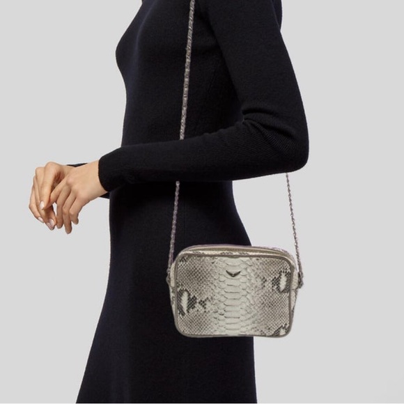 Zadig & Voltaire Embossed Leather Crossbody Bag